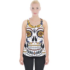 Sugar Skull Piece Up Tank Top by StarvingArtisan