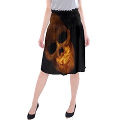 Skull Midi Beach Skirt by StarvingArtisan