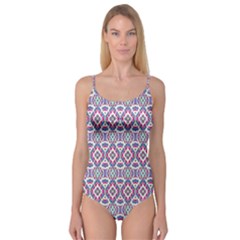 Colorful Folk Pattern Camisole Leotard  by dflcprints