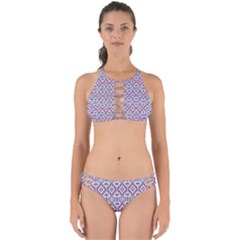 Colorful Folk Pattern Perfectly Cut Out Bikini Set by dflcprints