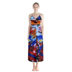 Mixed Feelings Button Up Chiffon Maxi Dress by bestdesignintheworld