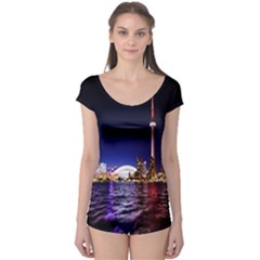 Toronto City Cn Tower Skydome Boyleg Leotard  by Simbadda