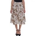 Leaves Texture Pattern Perfect Length Midi Skirt View1