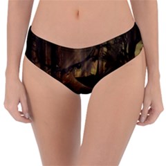 Mammal Nature Wood Tree Waters Reversible Classic Bikini Bottoms by Simbadda