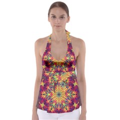 Joyful Living Babydoll Tankini Top by aumaraspiritart