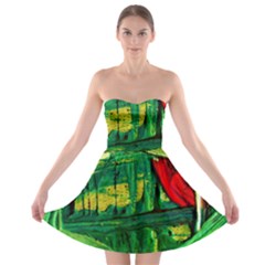When The Egg Matters Most Strapless Bra Top Dress by bestdesignintheworld