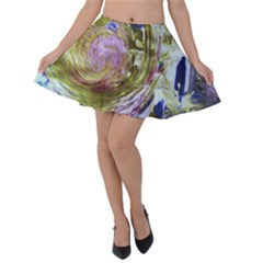 June Gloom 1 Velvet Skater Skirt by bestdesignintheworld