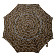 Modern Wavy Geometric Pattern Hook Handle Umbrellas (medium) by dflcprints