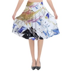 June Gloom 3 Flared Midi Skirt by bestdesignintheworld