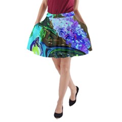 Lilac And Lillies 1 A-line Pocket Skirt by bestdesignintheworld