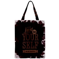 Encourage Motivation Tackle Things Zipper Classic Tote Bag by Sapixe