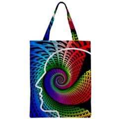 Head Spiral Self Confidence Zipper Classic Tote Bag by Sapixe