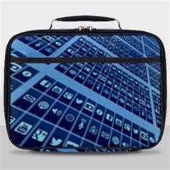 Mobile Phone Smartphone App Full Print Lunch Bag by Sapixe