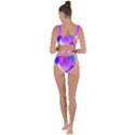 Squares Color Squares Background Bandaged Up Bikini Set  View2