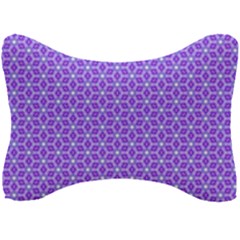Lavender Tiles Seat Head Rest Cushion by jumpercat