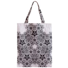 Fractal Background Foreground Zipper Classic Tote Bag by Sapixe