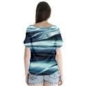 Texture Fractal Frax Hd Mathematics V-Neck Flutter Sleeve Top View2