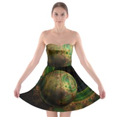 Tiktok s Four-dimensional Steampunk Time Contraption Strapless Bra Top Dress by jayaprime