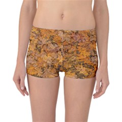 Leaves Motif Pattern Photo 2 Reversible Boyleg Bikini Bottoms by dflcprints