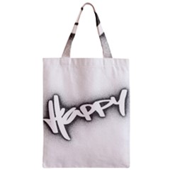 Lettering Points Creative Pen Dots Zipper Classic Tote Bag by Sapixe