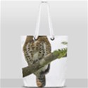 Owl Bird Full Print Rope Handle Tote (Small) View2