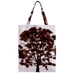 Tree Vector Ornament Color Zipper Classic Tote Bag by Sapixe