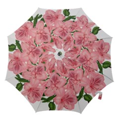 Flower Plant Blossom Bloom Vintage Hook Handle Umbrellas (medium) by Sapixe