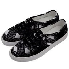 Technoid Future Robot Science Men s Classic Low Top Sneakers by Sapixe