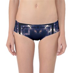 Cosmos Kaleidoscope Art Pattern Classic Bikini Bottoms by Sapixe