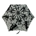 Fabric Texture Painted White Soft Mini Folding Umbrellas View1