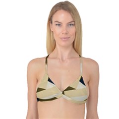 Fabric Textile Texture Abstract Reversible Tri Bikini Top by Sapixe