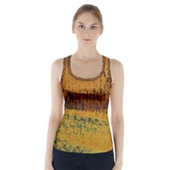 Fabric Textile Texture Abstract Racer Back Sports Top by Sapixe