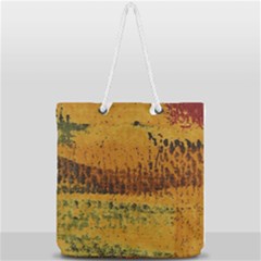 Fabric Textile Texture Abstract Full Print Rope Handle Tote (large) by Sapixe