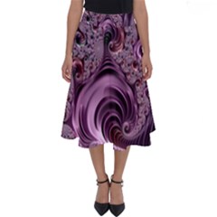 Abstract Art Fractal Art Fractal Perfect Length Midi Skirt by Sapixe