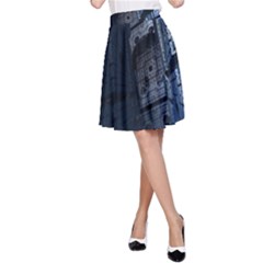 Graphic Design Background A-line Skirt by Sapixe