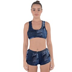 Graphic Design Background Racerback Boyleg Bikini Set by Sapixe