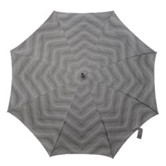 White Fabric Pattern Textile Hook Handle Umbrellas (medium) by Sapixe