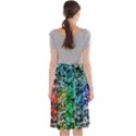Abstract Of Colorful Water Midi Beach Skirt View2