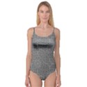 Linear Intricate Geometric Pattern Camisole Leotard  View1