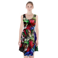 Lillies In The Terracotta Vase 3 Racerback Midi Dress by bestdesignintheworld