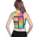 Background Colorful Abstract Racer Back Crop Top View2