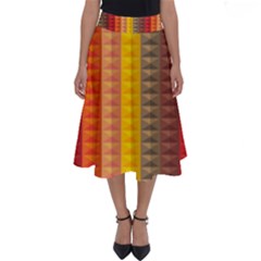 Abstract Pattern Background Perfect Length Midi Skirt by Nexatart