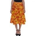 Background Triangle Circle Abstract Perfect Length Midi Skirt View1