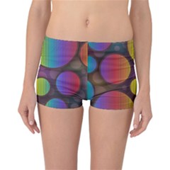 Background Colorful Abstract Circle Reversible Boyleg Bikini Bottoms by Nexatart
