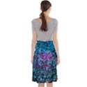 Water Color Violet Midi Beach Skirt View2