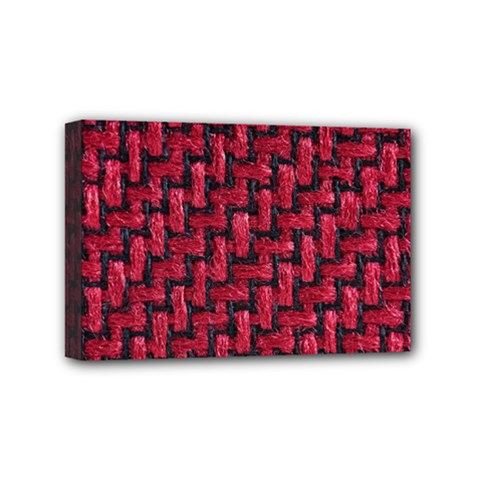 Fabric Pattern Desktop Textile Mini Canvas 6  X 4  by Nexatart