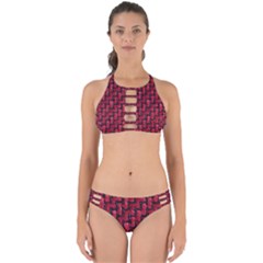 Fabric Pattern Desktop Textile Perfectly Cut Out Bikini Set by Nexatart