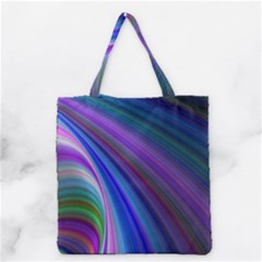 Background Abstract Curves Grocery Tote Bag by Nexatart