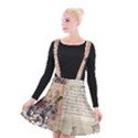 Art Collage Design Colorful Color Suspender Skater Skirt View1