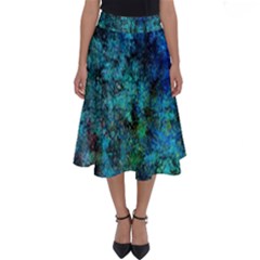 Color Abstract Background Textures Perfect Length Midi Skirt by Nexatart